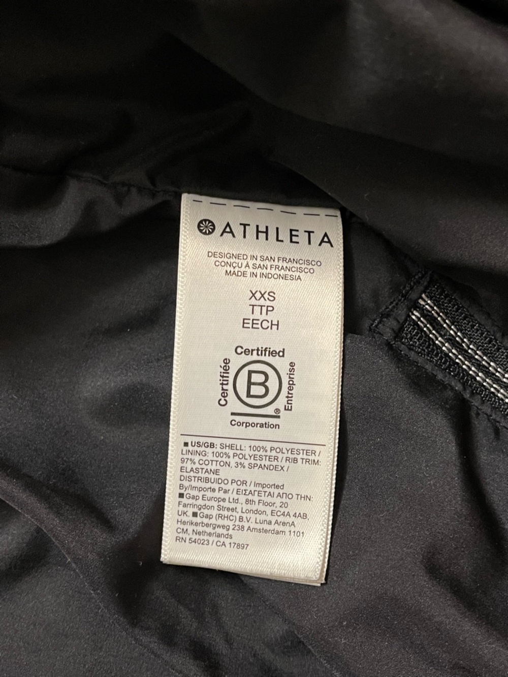 Athleta Black Jetset Bomber - Picture 12 of 15
